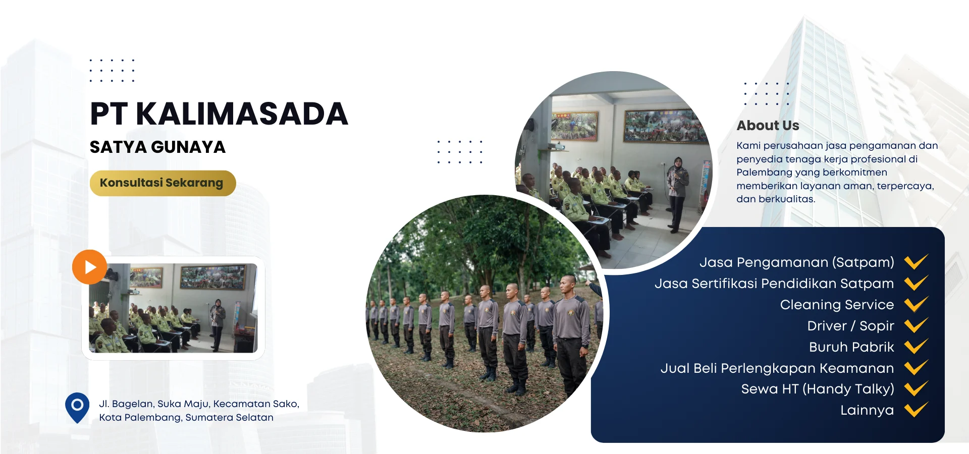 PT KALIMASADA - jasa pengamanan palembang - jasa satpam palembang